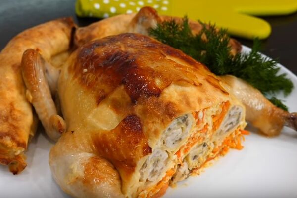 Фаршированная курица