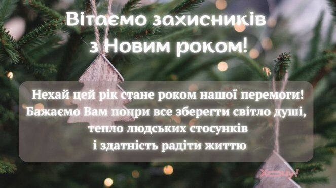 C Новым годом: поздравления, теплые пожелания и благодарность защитникам и защитницам
