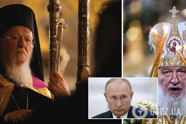 Кирило мав виступити проти Путіна, РПЦ нас розчарувала, – патріарх Варфоломій