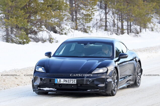 Новий Porsche Taycan помічено на тестах