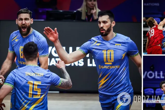 Україна сенсаційно перемогла США у своєму першому матчі в історії Ліги націй з волейболу. Відео