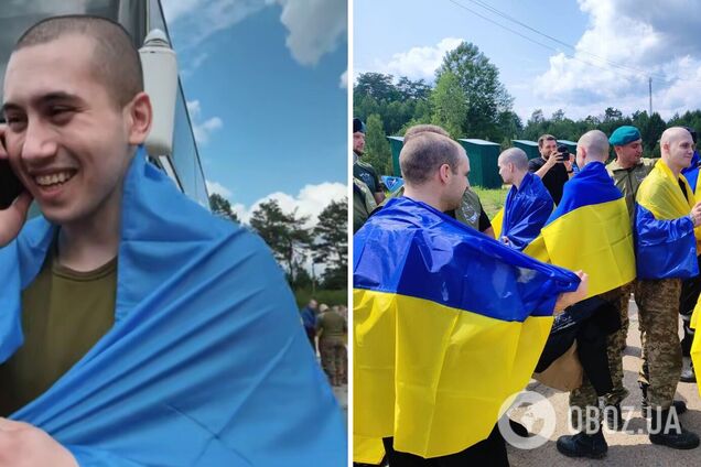 'Рад, что ты есть': сеть тронули кадры звонка освобожденного из плена украинца матери. Видео